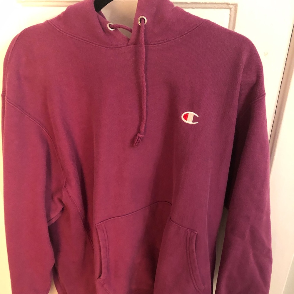 Purple champion hoodie